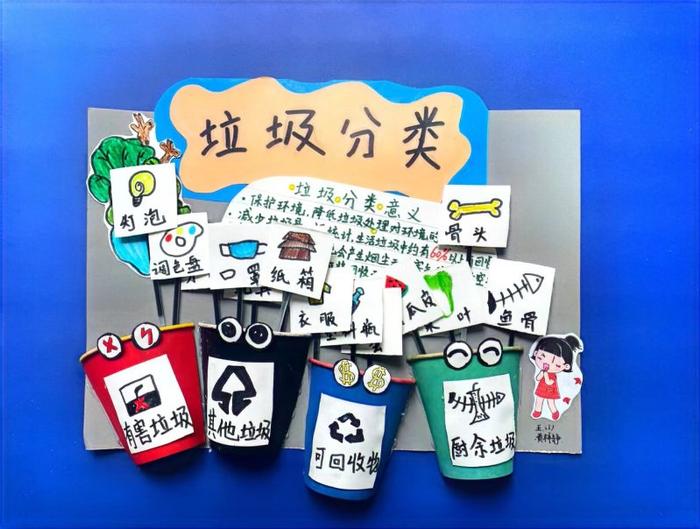 荷池路小学：垃圾分类创新创意，廉风拂面荷池花开！