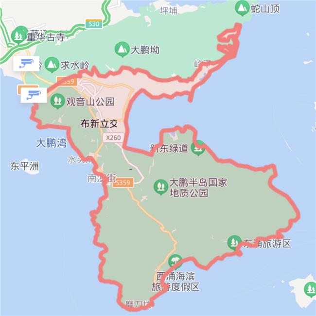 节假日自驾前往大鹏半岛需预约