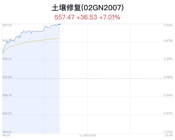 土壤修复概念盘中拉升，中兰环保涨17.90%