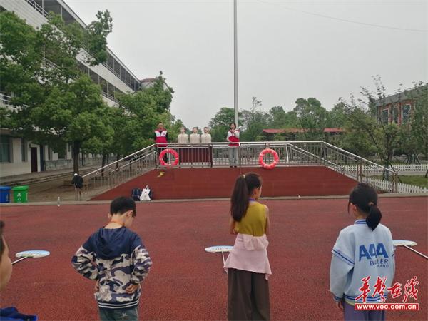 宁乡市菁华铺乡中心小学：防溺水演练 为生命护航