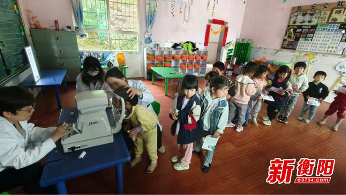 衡山县长江镇中心幼儿园体检护航幼儿健康