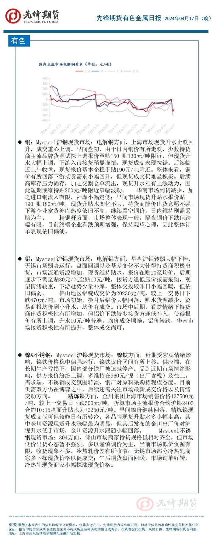 先锋期货 |黑色系期货涨幅居前，铁矿石涨超4%，焦煤、尿素、集运指数（欧线）涨超2%，农产品期货全线下跌，菜粕跌近4%