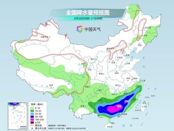 南方强降雨不断局地累计降雨量有极端性 冷空气继续影响中东部