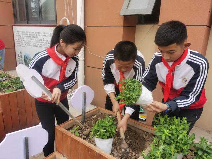 “植”此春色 乐享耕趣 ——未央区徐寨小学汉馨园种植启动活动