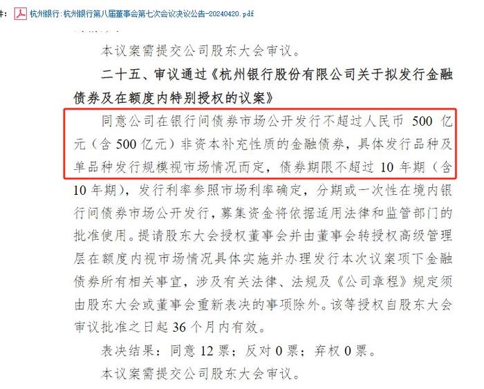 都是存款太贵了！杭州银行刚拿50亿金融债批文又新增500亿计划，上市银行年内已公告2600亿拟发额度