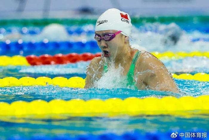 唐钱婷打破女子100米蛙泳亚洲纪录