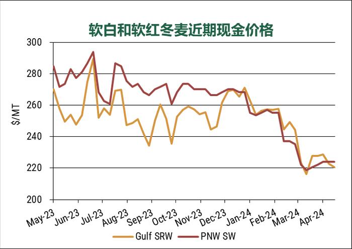 美国小麦价格周报-2024年4月19日