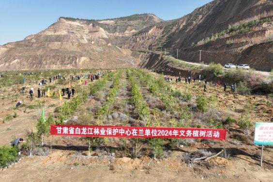 白龙江林业保护中心开展春季义务植树活动
