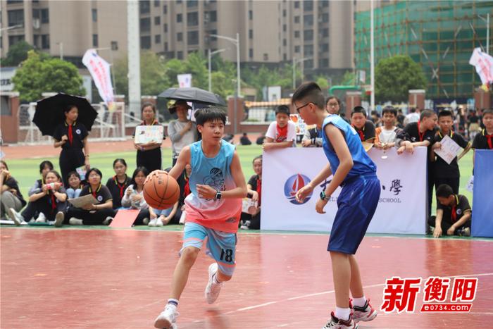 衡阳市柘里渡小学举行第三届校园体育文化节之篮球比赛