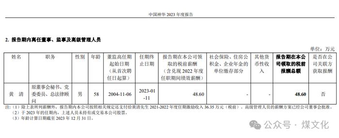 中国神华总经理吕志韧年薪147.41万元，人均薪酬50.4万元......