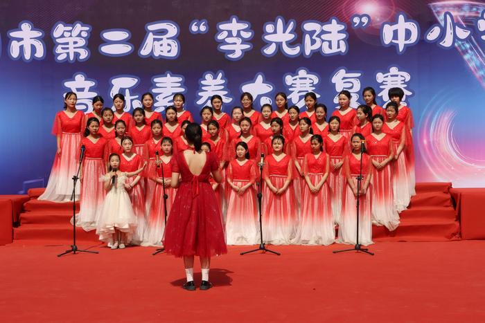 邓州市第二届“李光陆”音乐素养大赛复赛西南片赛在高集镇二初中隆重举行