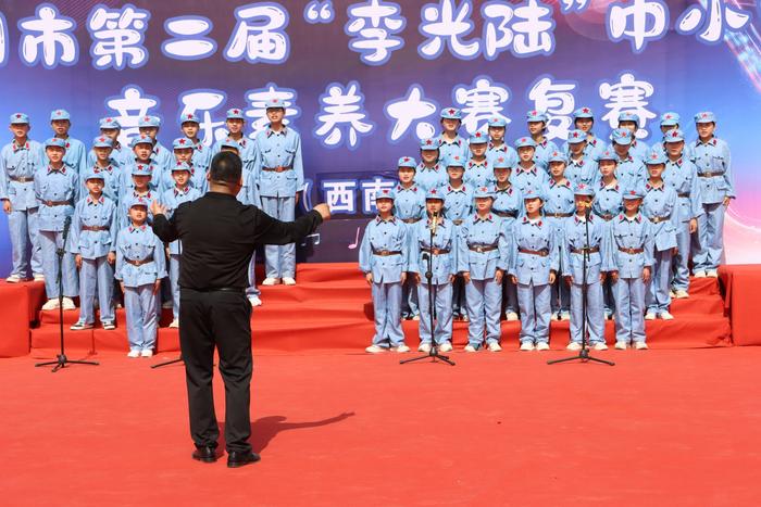 邓州市第二届“李光陆”音乐素养大赛复赛西南片赛在高集镇二初中隆重举行