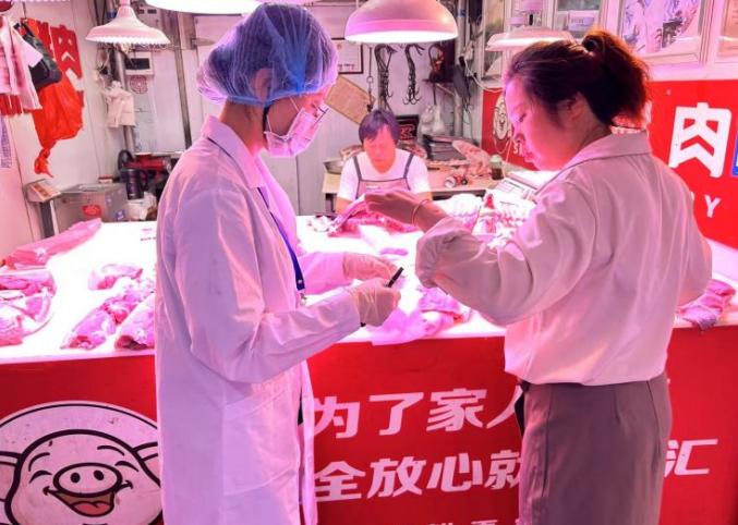 陕西西安雁塔区市场监管局开展肉类专项检测