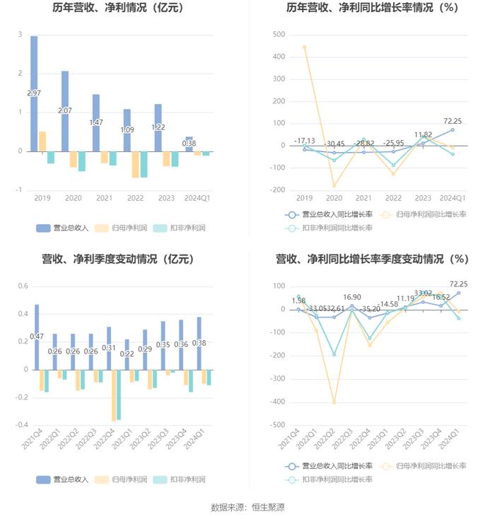 *ST目药：2024年第一季度亏损972.28万元