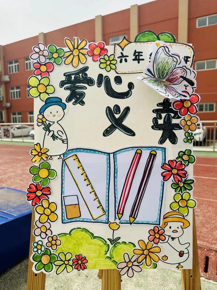 灞桥区江尹小学“小葵花”爱心义卖活动