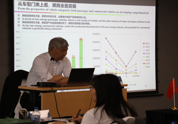 清华大学车辆与运载学院王贺武研究员为培训班学院授课