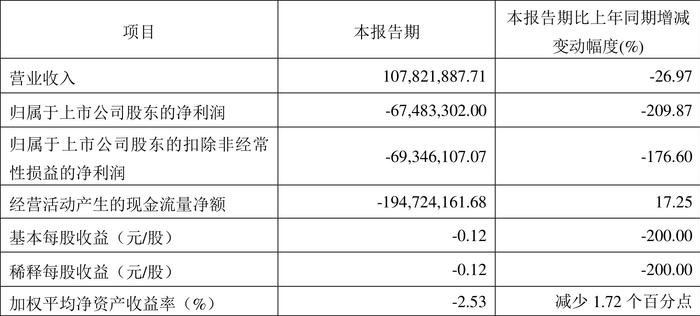 南威软件：2024年第一季度亏损6748.33万元