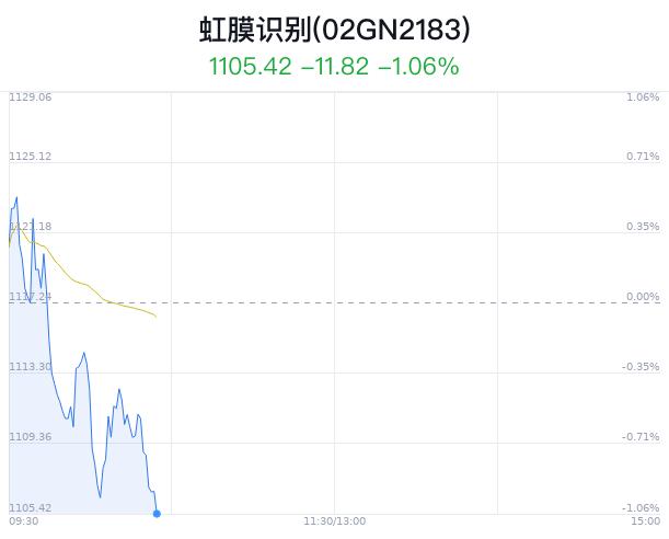 虹膜识别概念盘中跳水，汉王科技跌0.92%