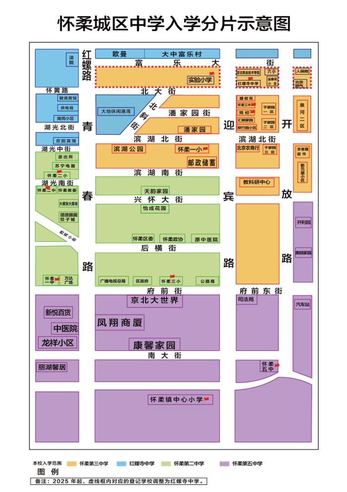 怀柔2024年小学、中学入学政策发布，第三小学划片范围将调整