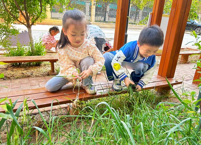 二七区实验幼儿园榕江路园以“劳”树品德，以“动”促成长