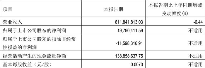 ST中安：2024年第一季度盈利1979.04万元 同比扭亏