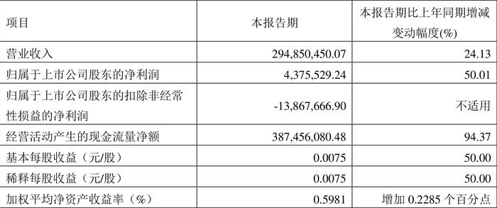 新赛股份：2024年第一季度净利润437.55万元 同比增长50.01%