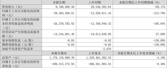 美吉姆：2024年第一季度亏损3940.36万元