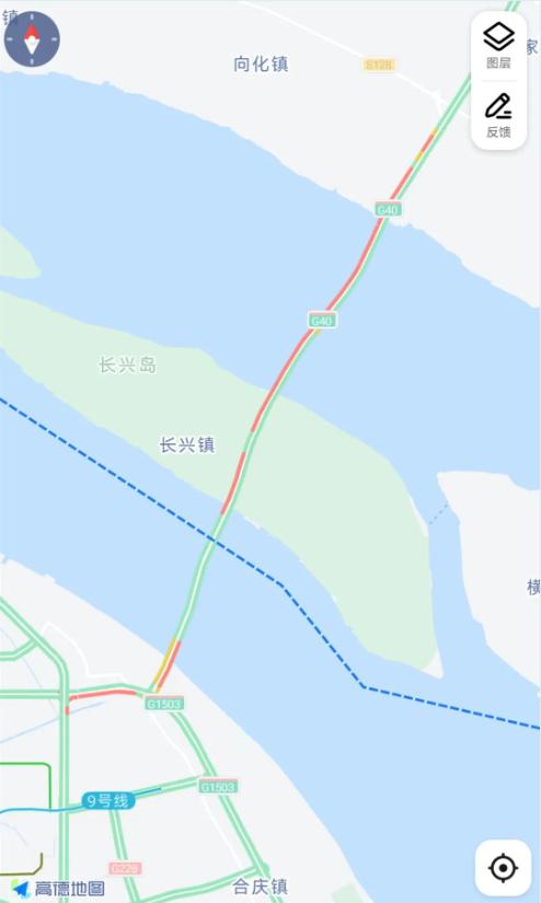 返程高峰开启，崇明往市区方向已现缓行路段！还将迎来新一轮降水