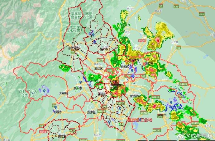 成都的雨还要下两天，最高气温在24℃左右