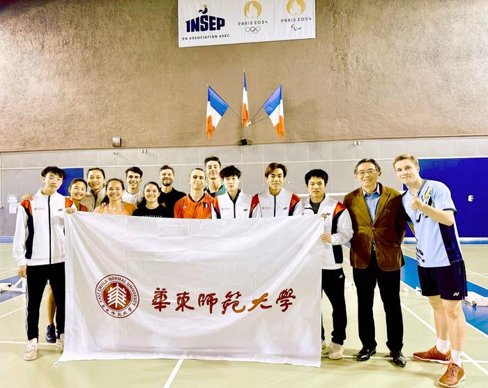 华东师大带着中国功夫、书法篆刻和羽毛球世界冠军走进法国校园