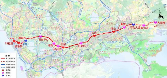 坪山⇌机场约40分钟！这条城际铁路刷新进度条！