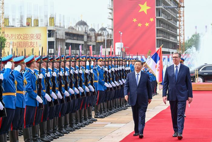 视频丨习近平同塞尔维亚总统武契奇举行会谈