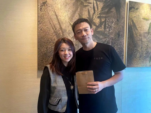 Sarah和《流浪地球》的郭帆导演交流学习