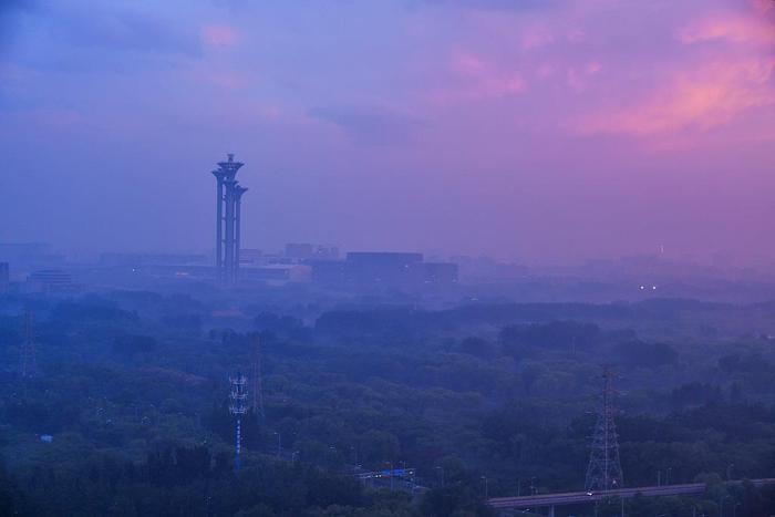 北京今天的晚霞，美翻了！高清图来了😍