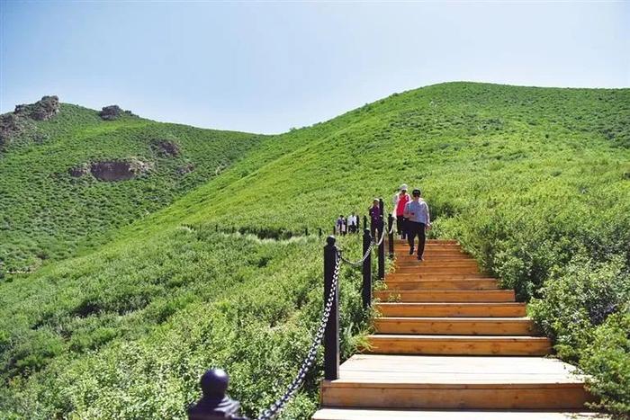 大青山前坡让市民游客尽享绿色福祉