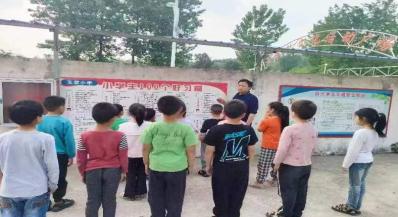 南召县四棵树乡王营小学：习惯养成悄然成风