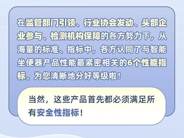 智能坐便器怎么选？看懂这6项指标的质量分级，一图解答→