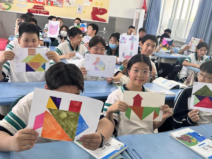 “智慧巧拼七巧板” 郑州市第六十四中学举办七年级数学嘉年华活动