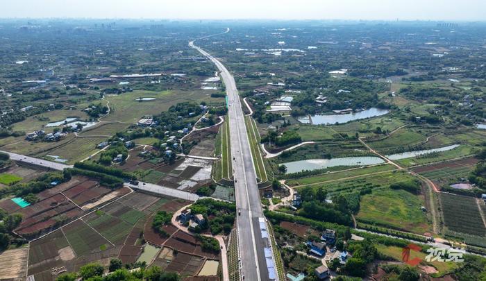 C视觉丨成南高速成都入城复线段即将通车 航拍记录施工现场