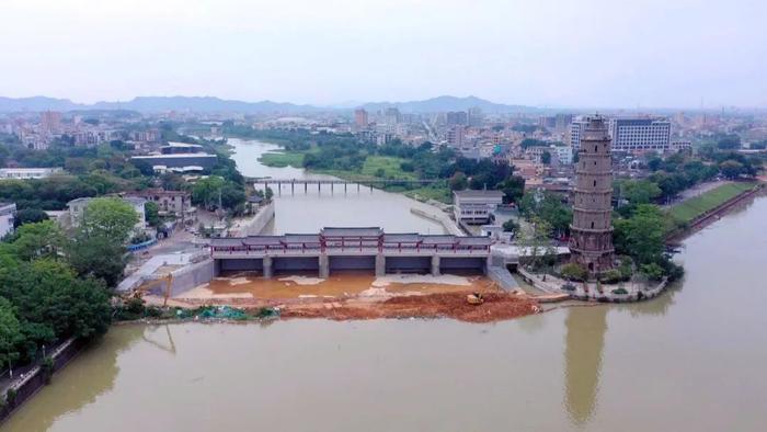 北溪分洪桥闸重建工程预计本月底完工