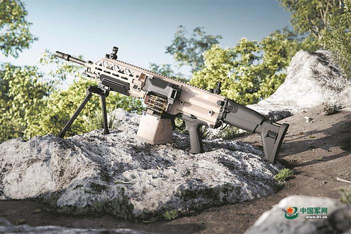 FN EVOLYS轻机枪。资料图片
