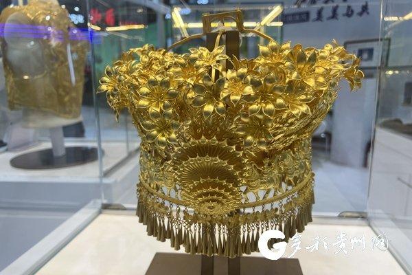 探馆文博会丨贵州馆：7.8公斤的24K纯金帽 制作耗时180天