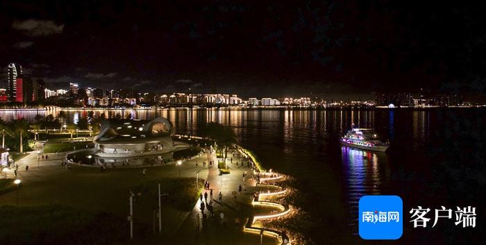 海上看海口是什么体验？带你沉浸式打卡椰城夜景