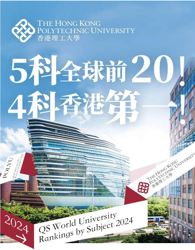 2024招生时间|香港理工大学QS学科榜再刷新高