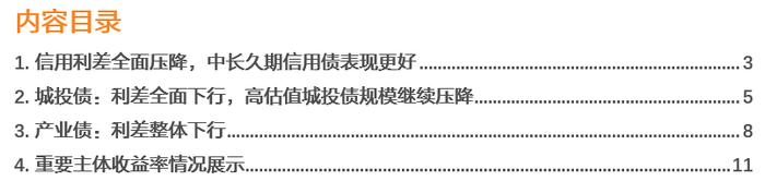 利差周度：中长久期信用债表现更好