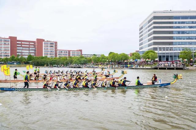 来自106个国家的留学生在奉贤比赛划龙舟，这所高校获得冠军→