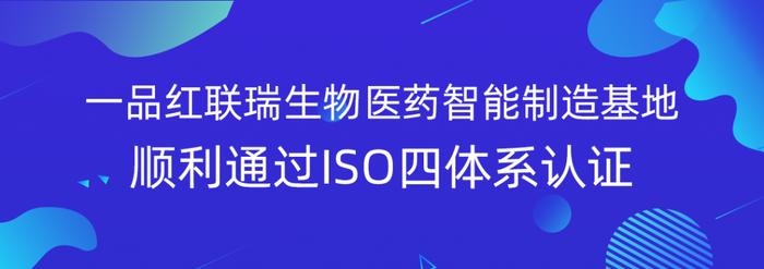 一品红联瑞制造基地顺利通过ISO四体系认证，加快发展新质生产力