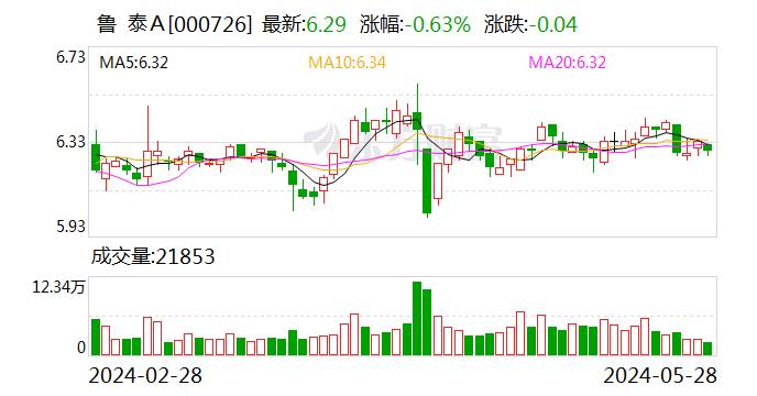 鲁泰Ａ：张守刚辞任公司第十届监事会监事及监事会主席职务