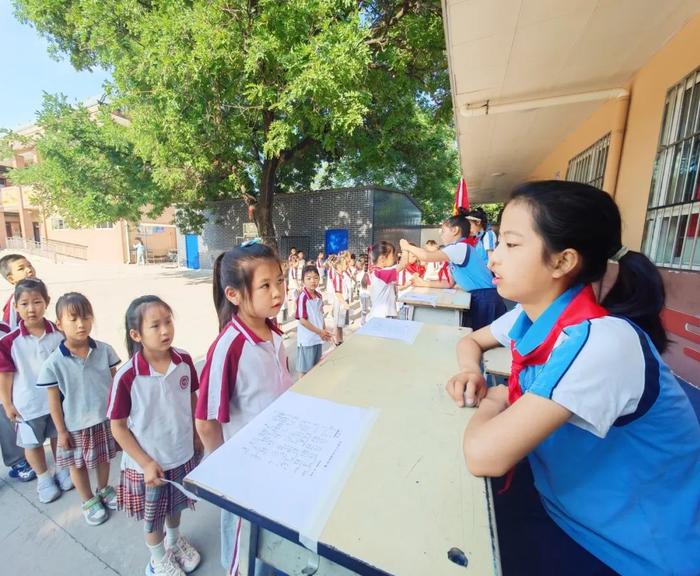 未央区雷寨小学2024年少先队员入队闯关活动