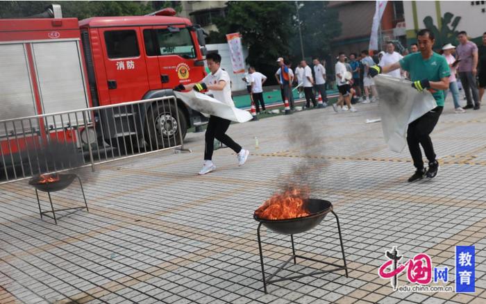 筑牢安全“防火墙”！成都武侯教育局组织开展学校消防力量技能大赛